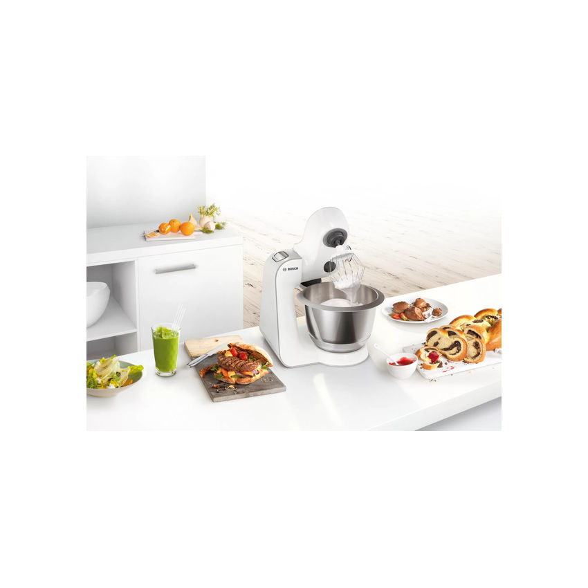 Bosch MUM5 1000W Kitchen Machine - White / Silver (Photo: 3)